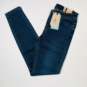 PRANA SIENNA ORGANIC COTTON SKINNY JEANS IN DEEP BLUE SIZE 27 (4) NWT